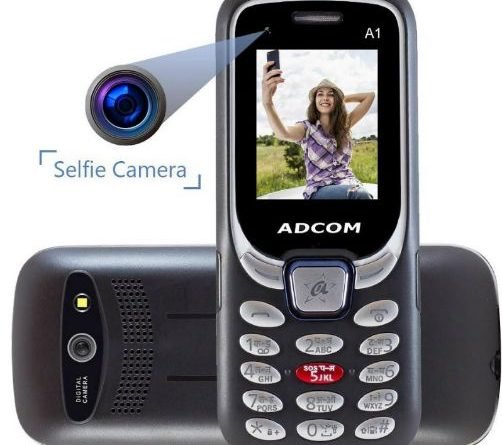 Adcom Selfie Camera Feature Phone