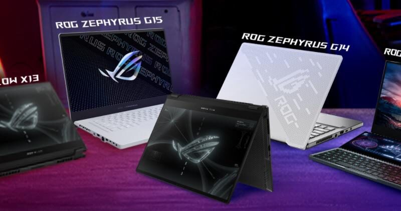 ASUS Convertible Gaming Laptop ROG Flow X13 and Zephyrus series